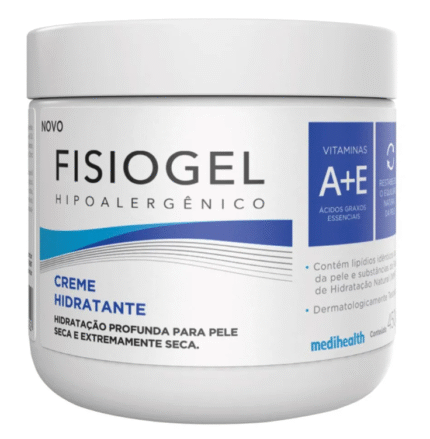 Creme Hidratante Corporal Fisiogel Hipoalergênico 450g
