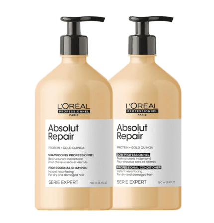 Kit Loreal Absolut Repair Shampoo 750ml e Condicionador 750ml